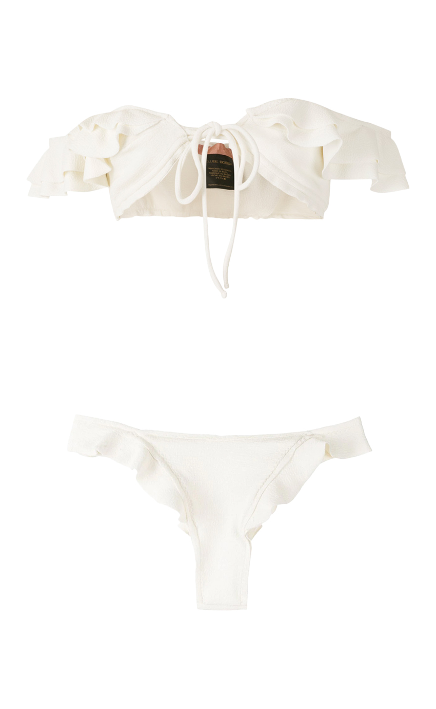 SALE Hopi Padded Bandeau Bikini Off-White